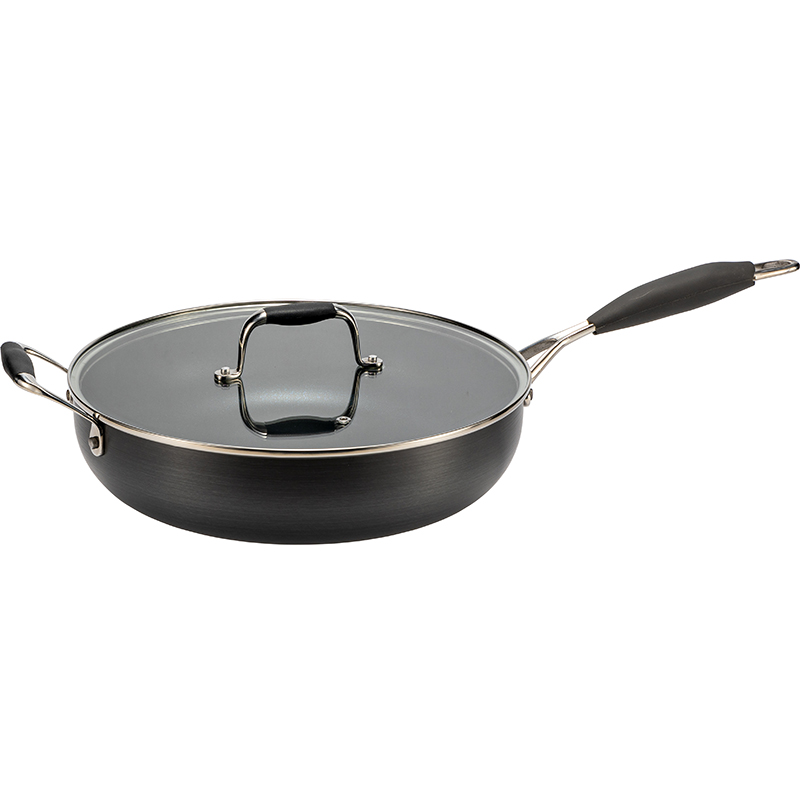 IW-PN5117 Pressed Aluminun cookware frypan saucepan casserole wok