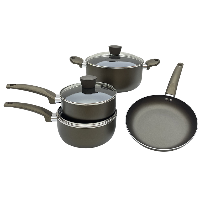 IW-PN5133 Pressed Aluminun cookware frypan saucepan casserole wok 
