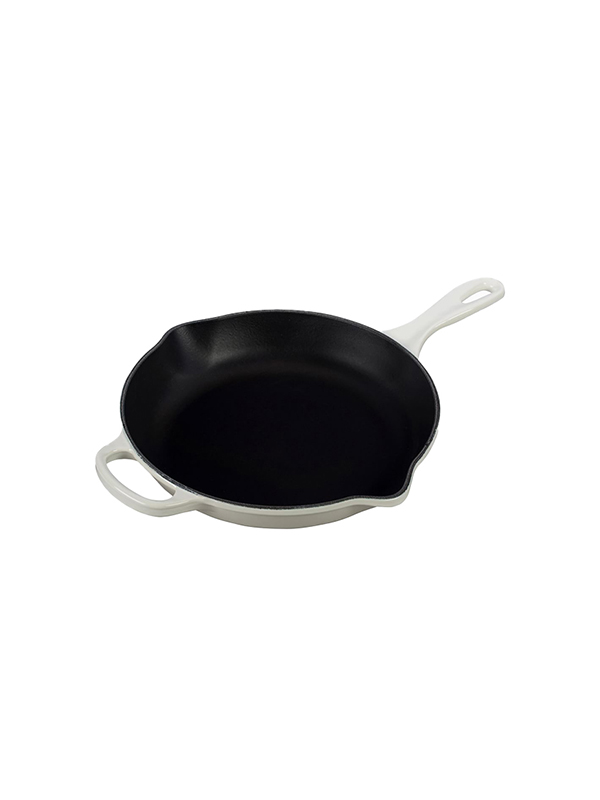 Iron handle frying pan