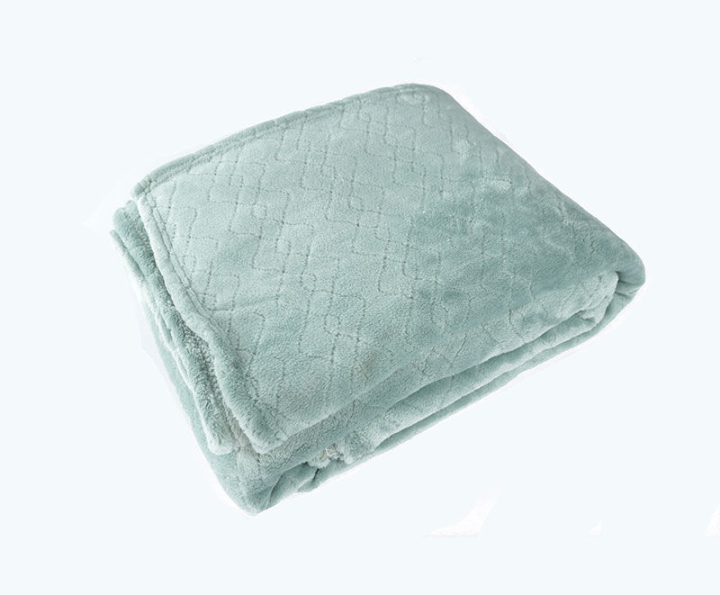 Single layer jacquard comfort flannel blanket 01