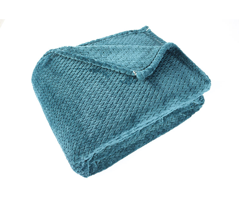 Soft warm and cozy jacquard flannel blanket 30