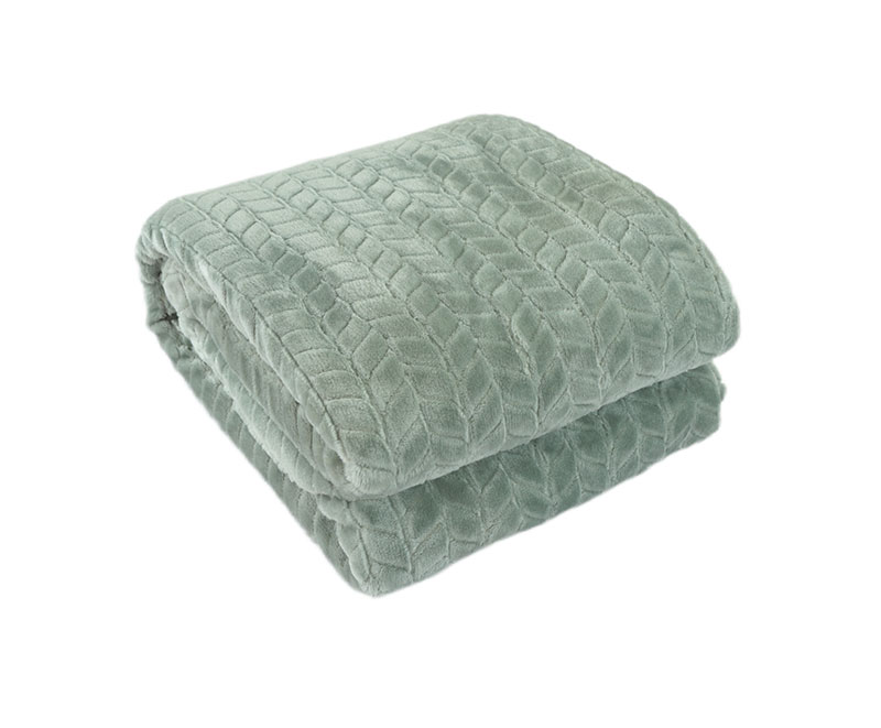 3d woven jacquard flannel with sherpa blanket 11
