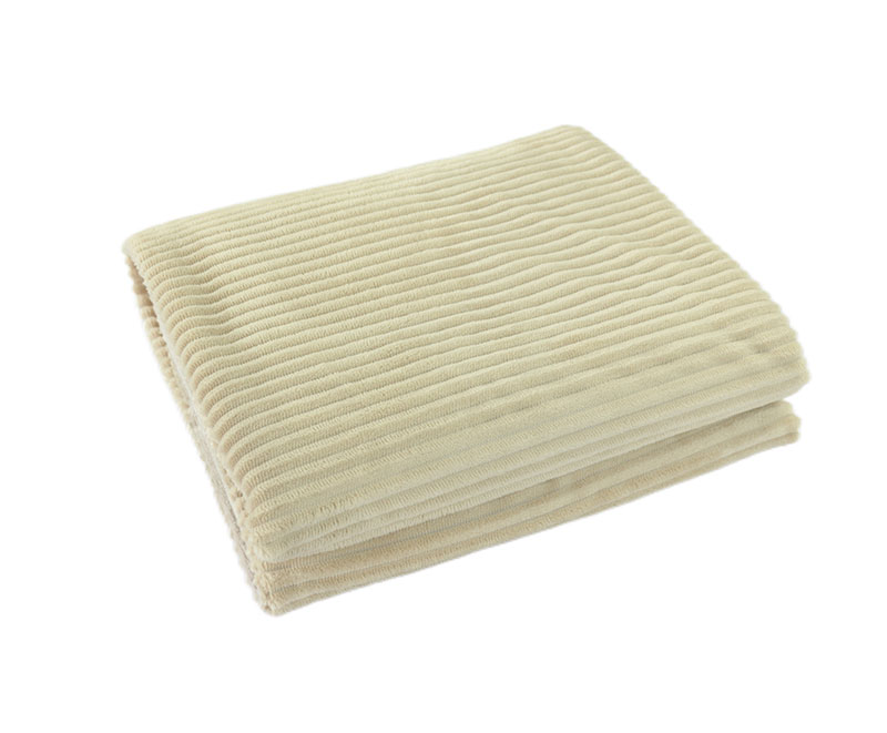 Jacquard flannel in cream gentle warm with sherpa blanket 16