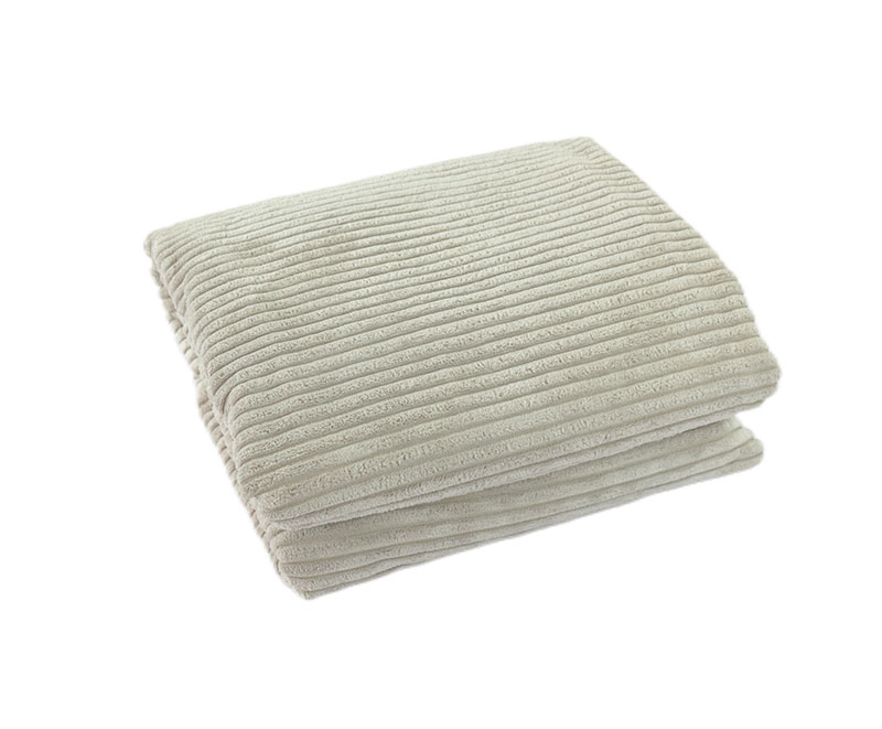 Jacquard flannel in cream gentle warm with sherpa blanket 17