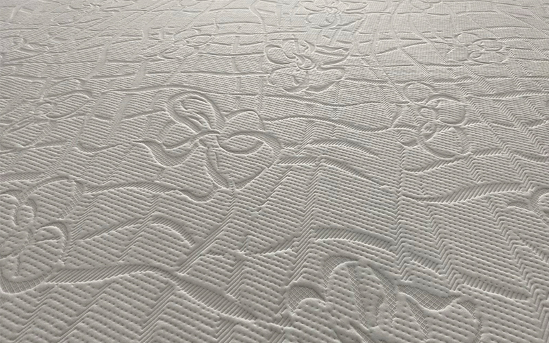 Maple leaf pattern polyester polypropylene fabricp
