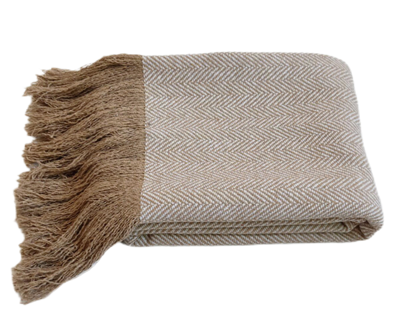 Versatile fashion tassel home decor knit blanket 5