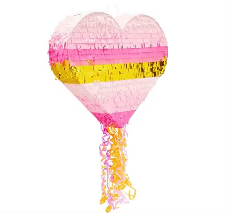 Heart Shape Pull String Pinata