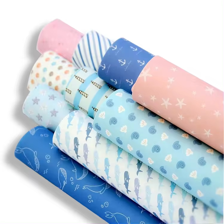 Blue Pink Wrapping Paper