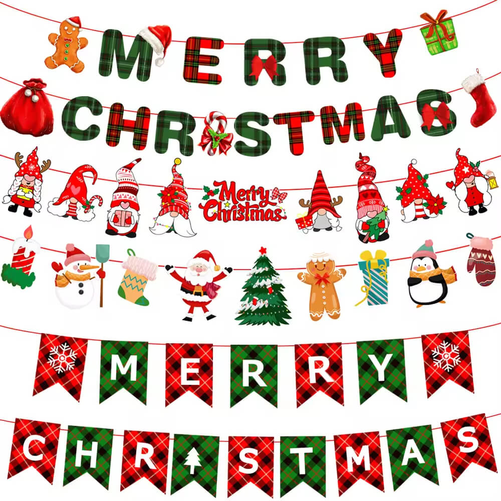 Merry Christmas Hanging Banner