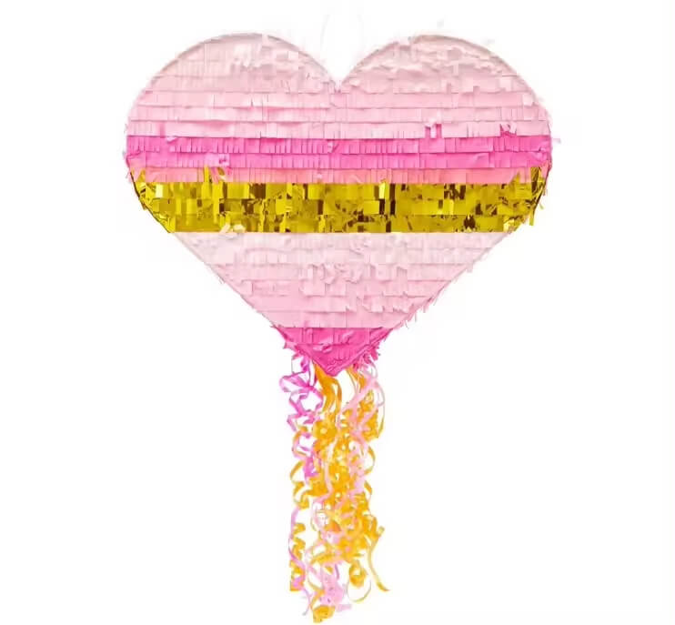 Heart Shape Pull String Pinata