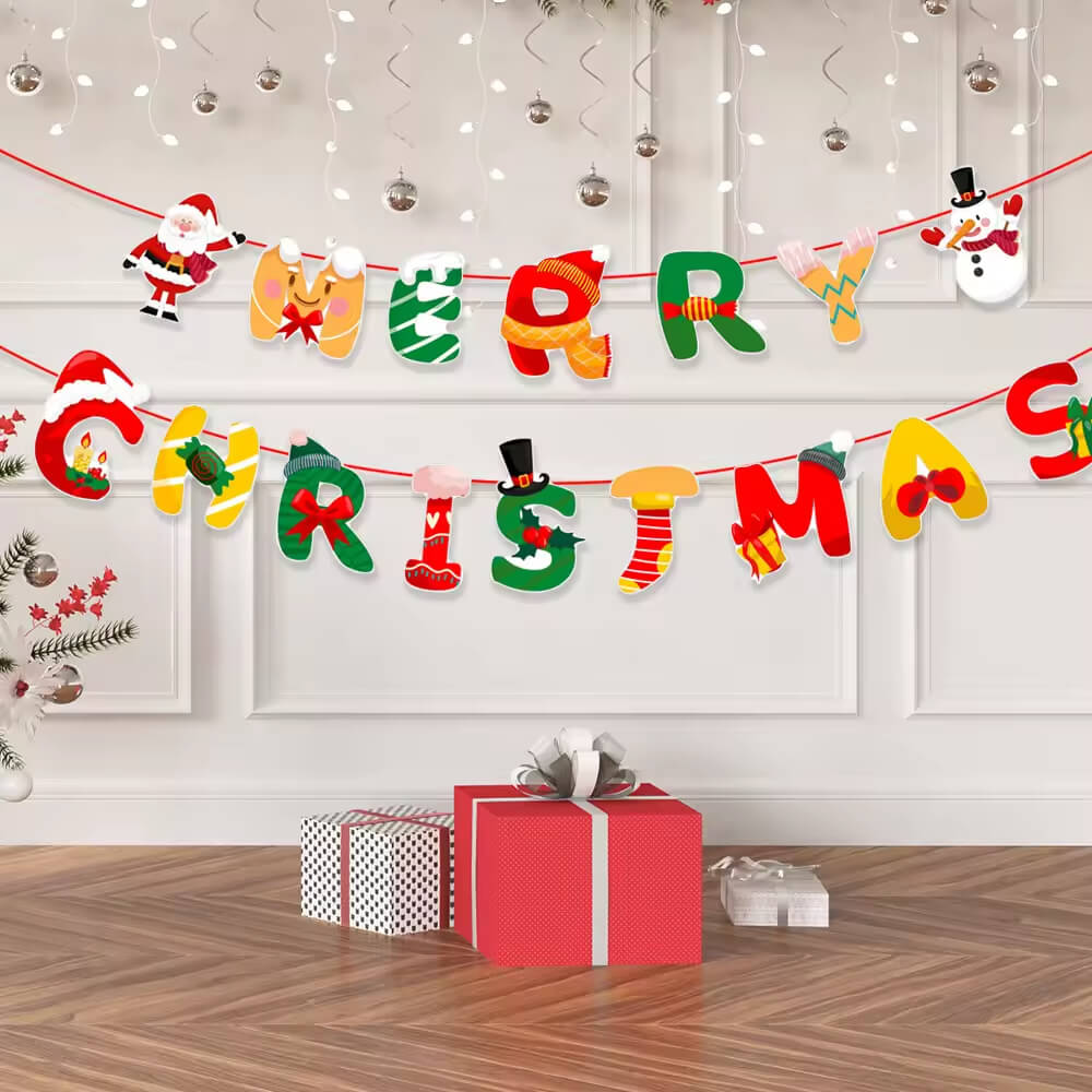 Merry Christmas Hanging Banner