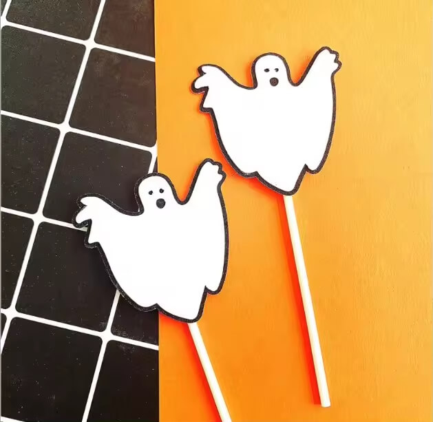 Paper Cupcake Toppers Halloween