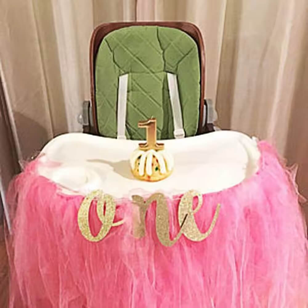 High Chair Banner For First Birthday