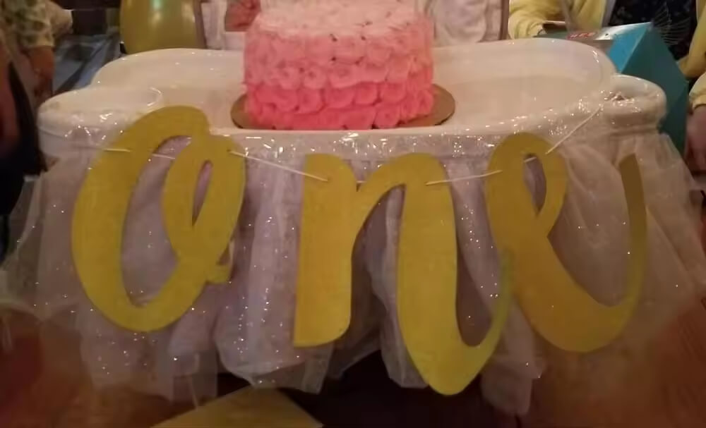 High Chair Banner For First Birthday