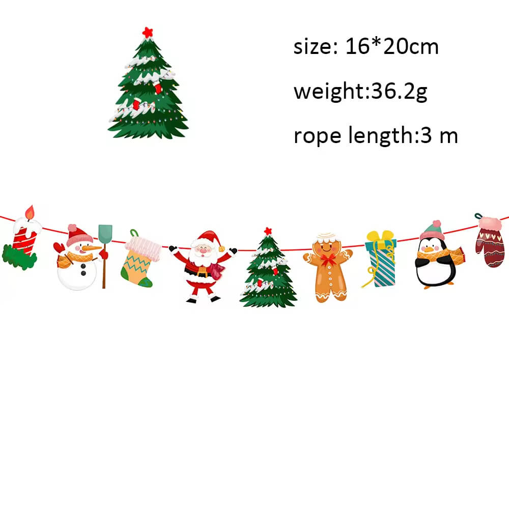 Merry Christmas Hanging Banner