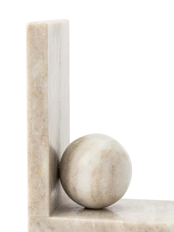 Marble bookends (set of 2)