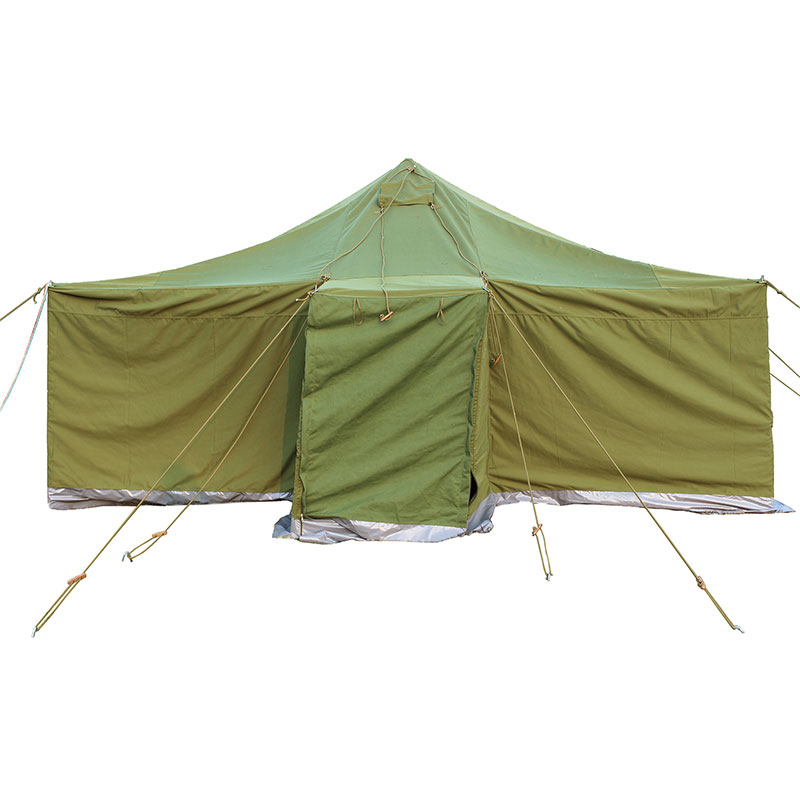 Military tent glam camp