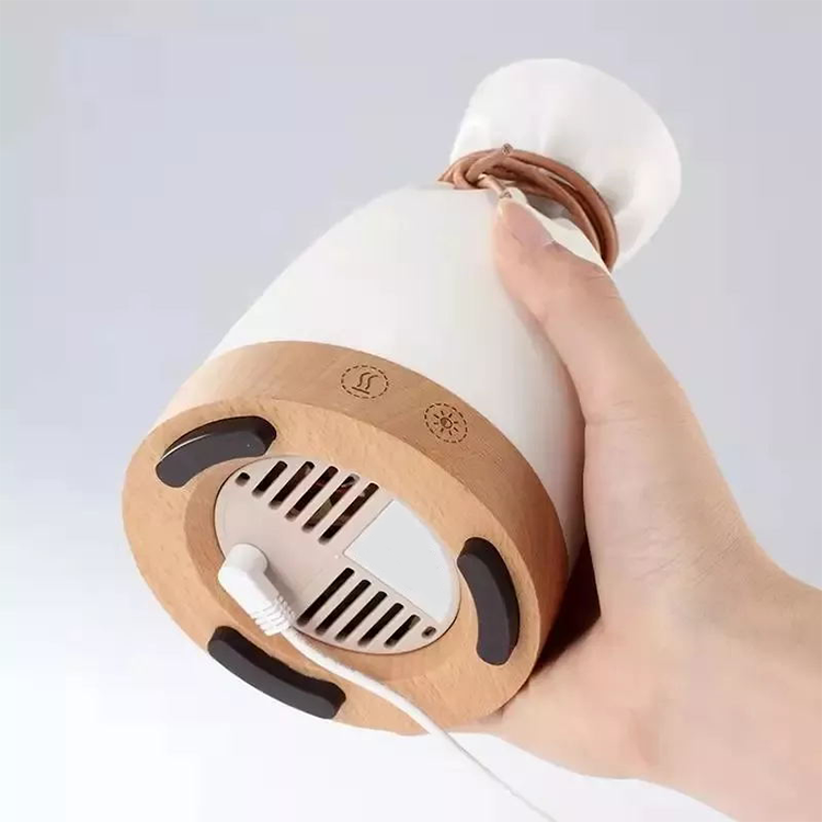 Mini Wood Grain with LED Night Light Ultra Quiet Aroma Diffuser