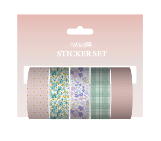 Five Styles Of Washi Tape NR044