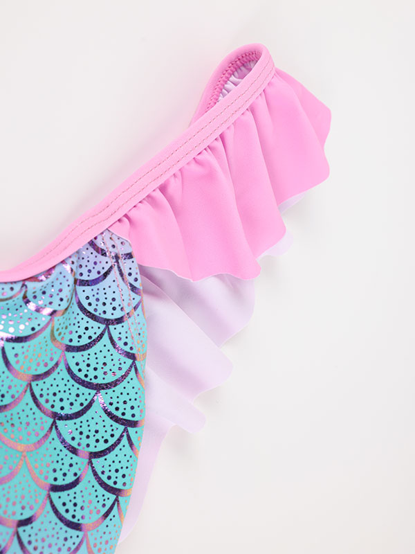 One Piece Swimsuit UPF 50+ Swimwear For Baby Girls FG3714