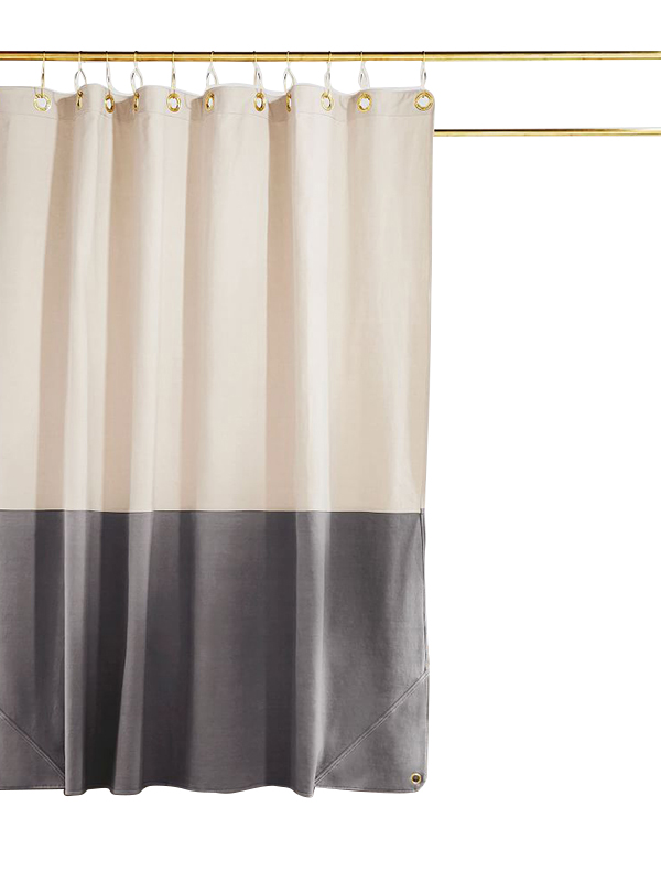 Oriental shower curtain