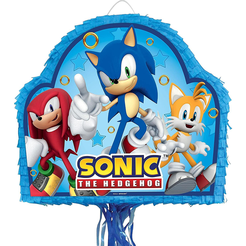 Party City Sonic The Hedgehog Pull String Pinata