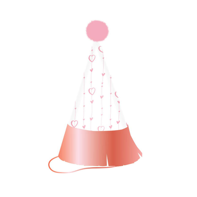 Party tassel hairball paper hat WD046