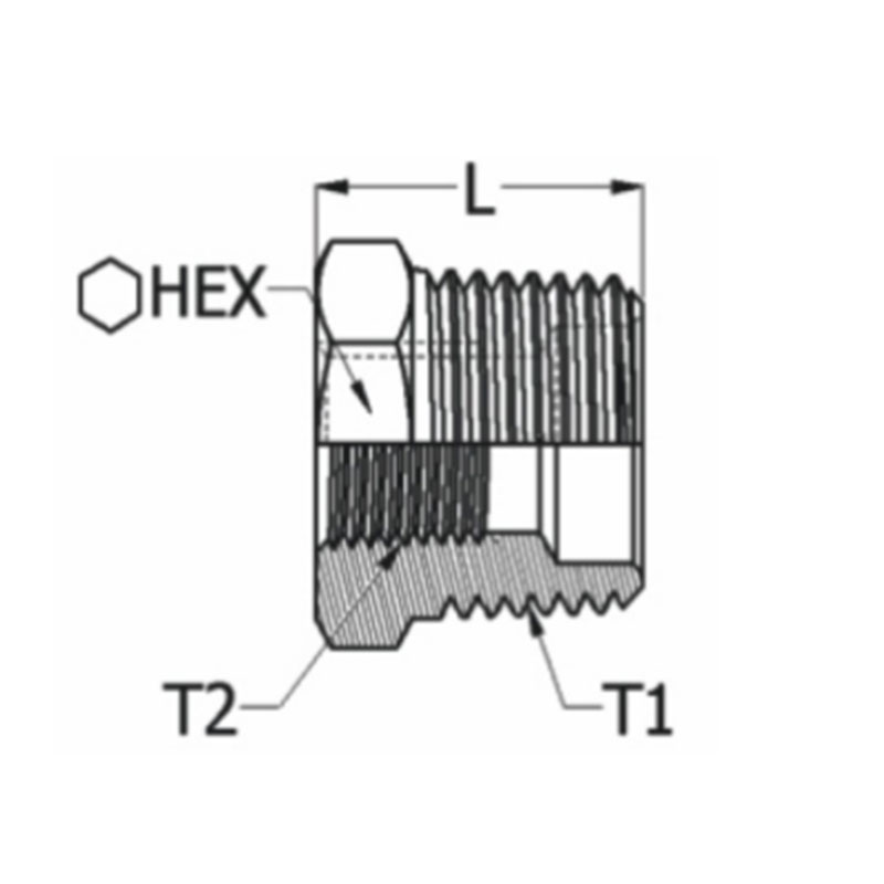 Pipe fittings bushing