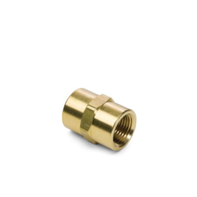 Pipe fittings coupling brass