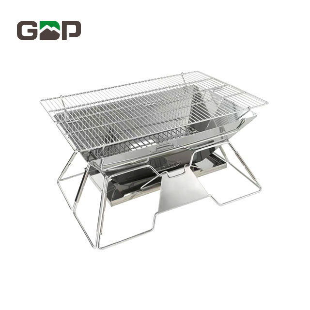Portable and portable stainless steel grill GDP10342
