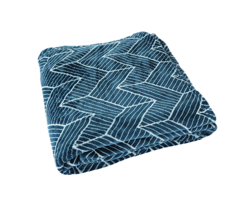 European-style elegant printed flannel blanket 1030506