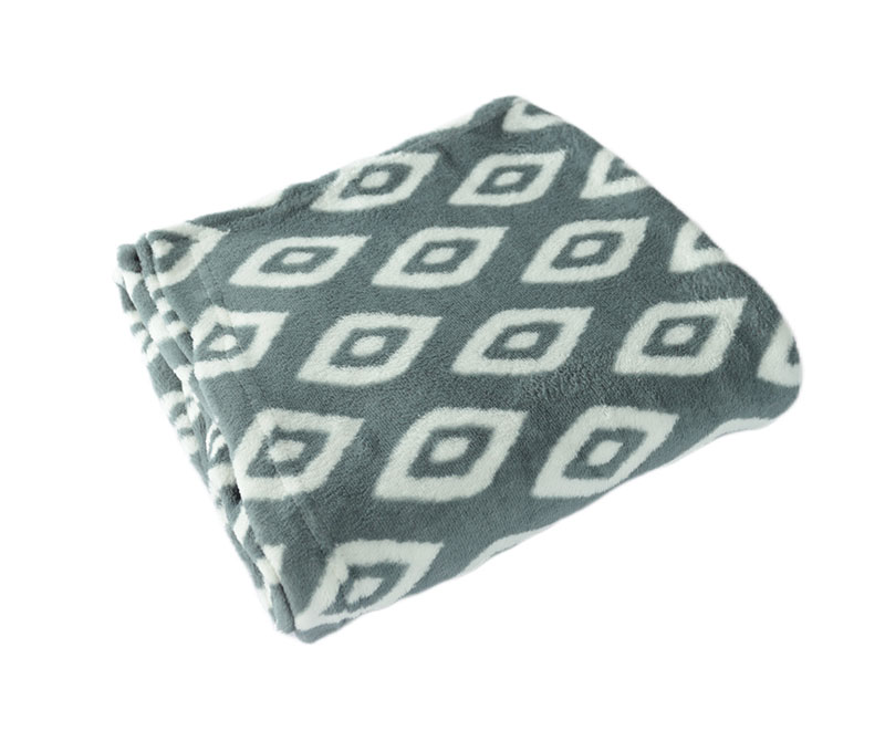 Printed flannel blanket super soft micro fleece 1030527