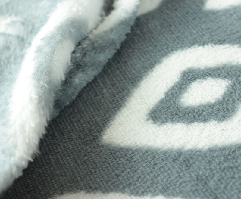 Printed flannel blanket super soft micro fleece 1030527