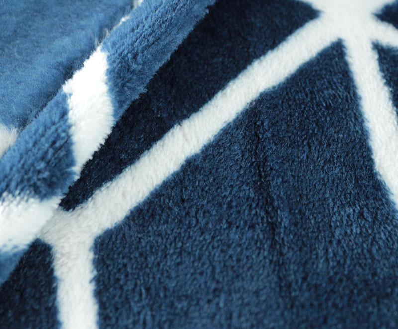 Ultra-soft microfleece printed flannel blanket 1030528