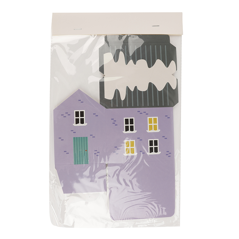 Purple little house gift box CHR20023