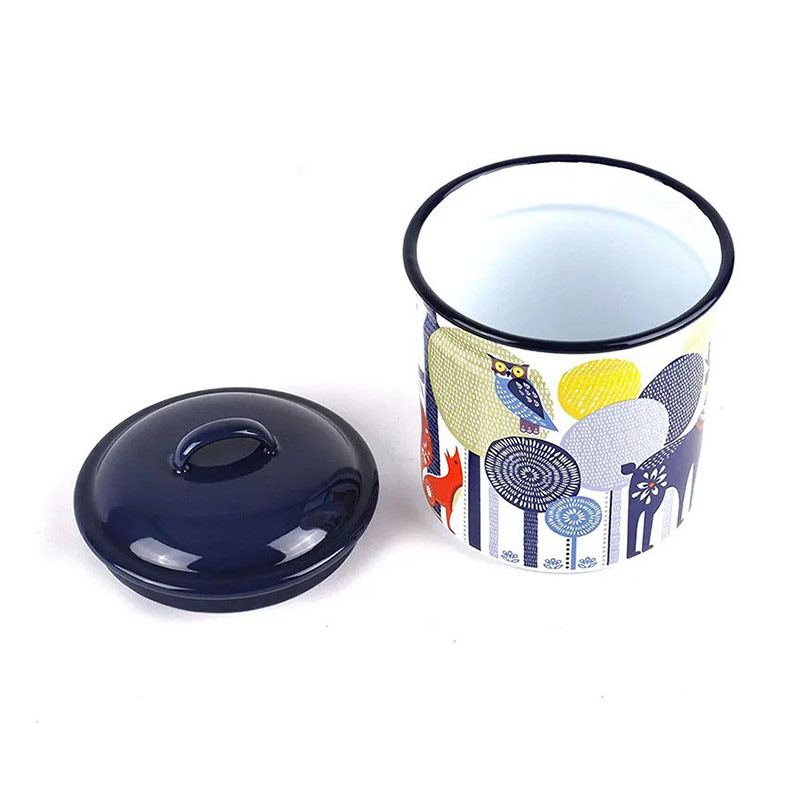 Retro enamel mug E01-0088 glam camp