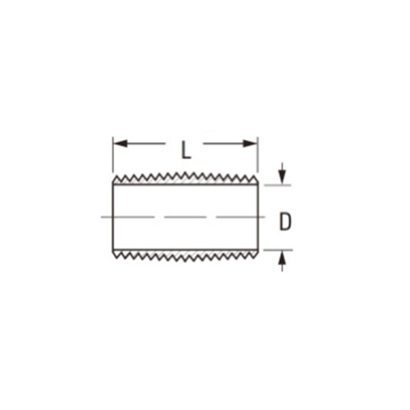 S.A.E pipe fittings Close Nipple