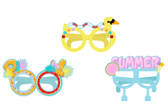 Summer Party Paper Glasses SP021