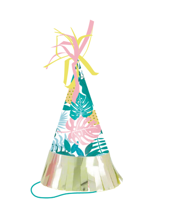 Summer party fringed party paper hat SUM056