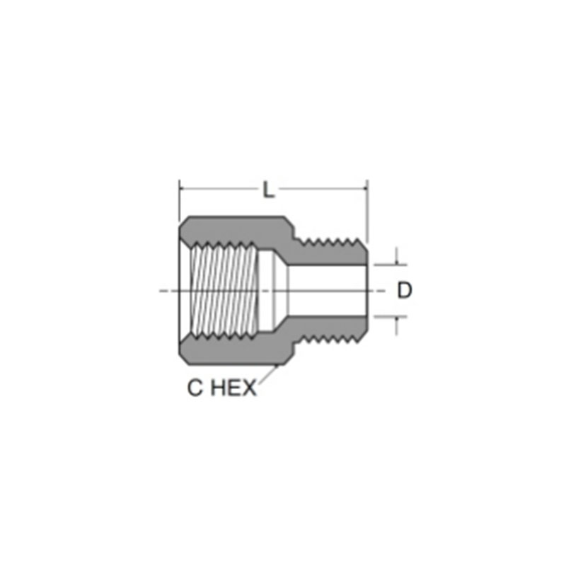 Sae 45º flare female flare adapter [Ref.SAE No.010106]