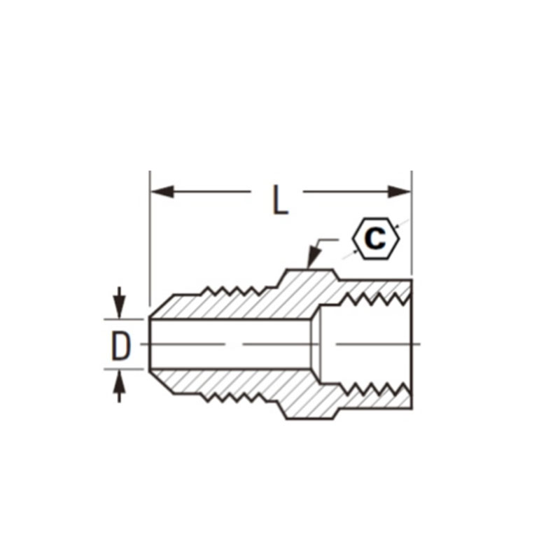 Sae 45º flare fmale connector [Ref.SAE No.010103]