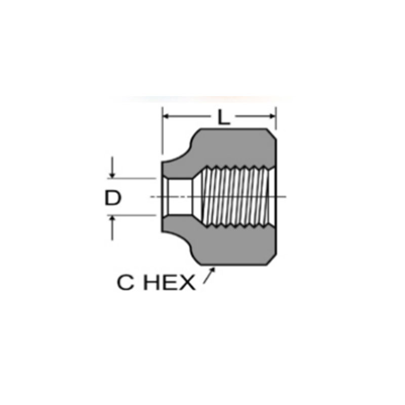 Sae 45º flare short froged nut [Ref.SAE.NO.010110]