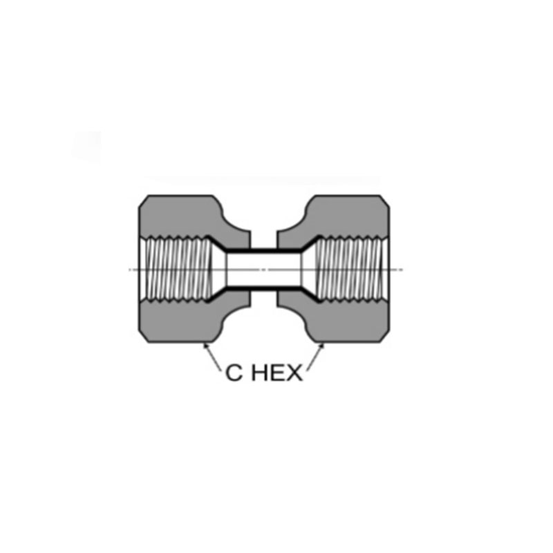 Sae 45º flare swivel nut connector