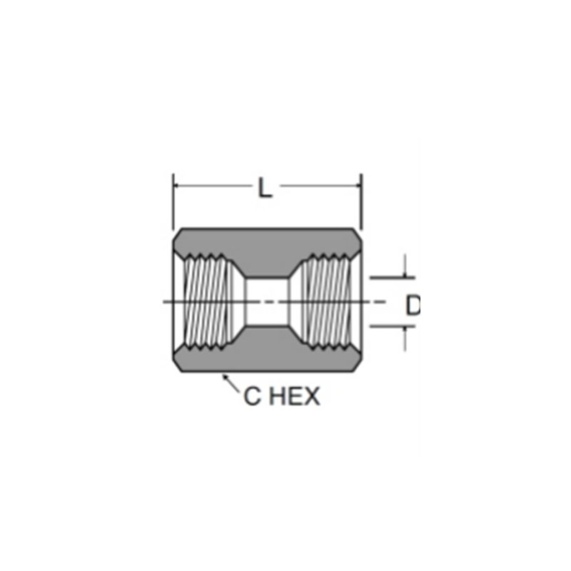 Sae 45º flare union flare [Ref.SAE No.010107]