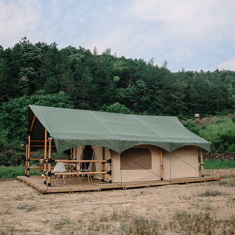 Safari tent glam camp