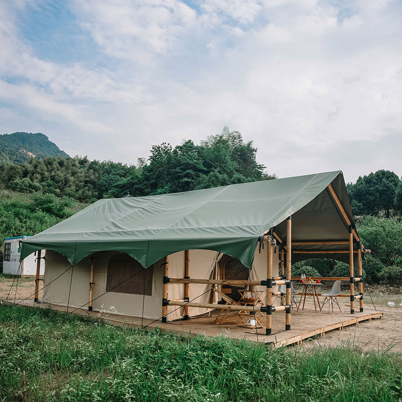 Safari tent glam camp