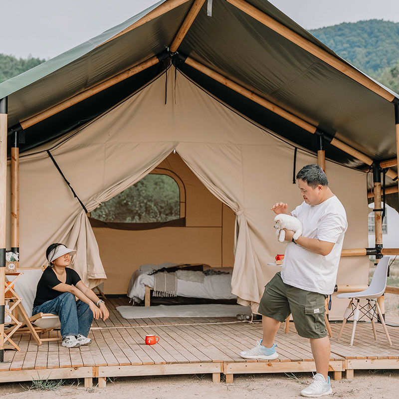 Safari tent glam camp