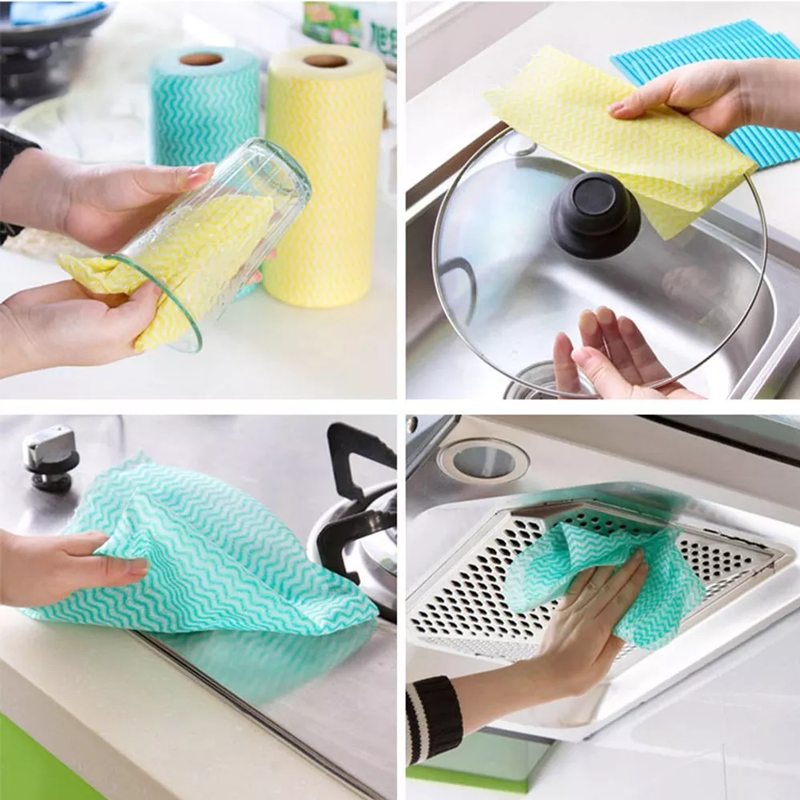 Super absorbent disposable kitchen cloth