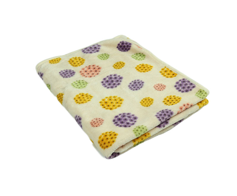 Soft breathable single layer printed flannel baby blanket for swaddling 1120104