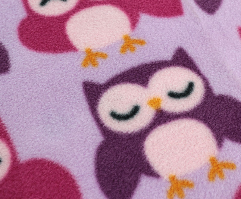 Owl-print single-layer baby blanket 1120113